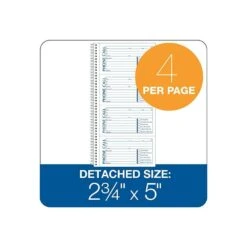 Adams® Spiral Bound Phone Message Books, Carbonless Duplicate, 400 Sheets, 5-1/4X11" -Merangue International shop large d1177 Blueline 735 SC1154D Telephone Message Pads Adams Spiral Bound Phone Message Books Carbonless Duplicate 400 Sheets 5 1 4X11