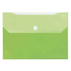 Winnable Double Pocket Poly Envelope For Document, 8 1/2" X 11" - Green - 1Pack 791574