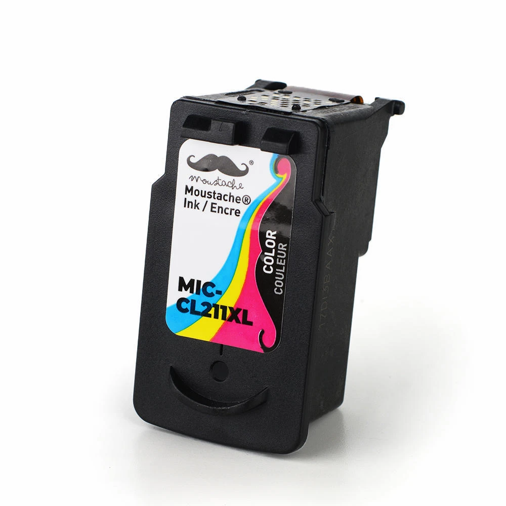 Canon CL-211XL Remanufactured Color Ink Cartridge High Yield - Moustache® - 1/Pack 2 Canon CL-211XL Remanufactured Color Ink Cartridge High Yield - Moustache® - 1/Pack - Image 2