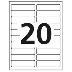 Avery® Easy Peel® White Laser Mailing Labels - 4" X 1", 500/Pack -Merangue International shop large d7b81 Avery Avery Mail Labels x Labels Avery Easy Peel Laser White Mailing Address Labels