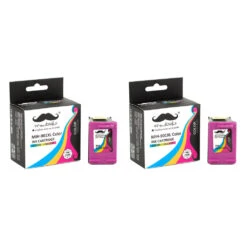 Remanufactured HP 901XL CC656AN Color Ink Cartridge High Yield - Moustache® - 1/Pack 12 Remanufactured HP 901XL CC656AN Color Ink Cartridge High Yield - Moustache® - 1/Pack -Merangue International shop large d93f9 Moustache 901XL Color OfficeJet J4540 Remanufactured HP 901XL CC656AN Color Ink Cartridge High Yield Moustache