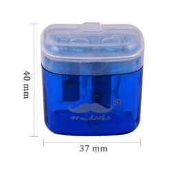 Twin-Hole Pencil Sharpener - Moustache® - 1/Pack -Merangue International shop large e0412 Moustache MOS AT4080 box Pencil Sharpener Twin Hole Pencil Sharpener Moustache