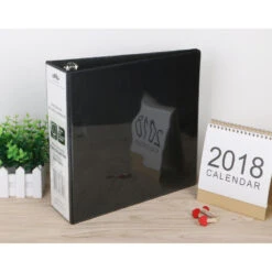 3" D-Ring Binder, 3 Rings, Letter Size, Black - Moustache® - 1/Pack -Merangue International shop large e3bf2 Moustache MOS 321D230PD Binders 3 D Ring Binder 3 Rings Letter Size Black Moustache