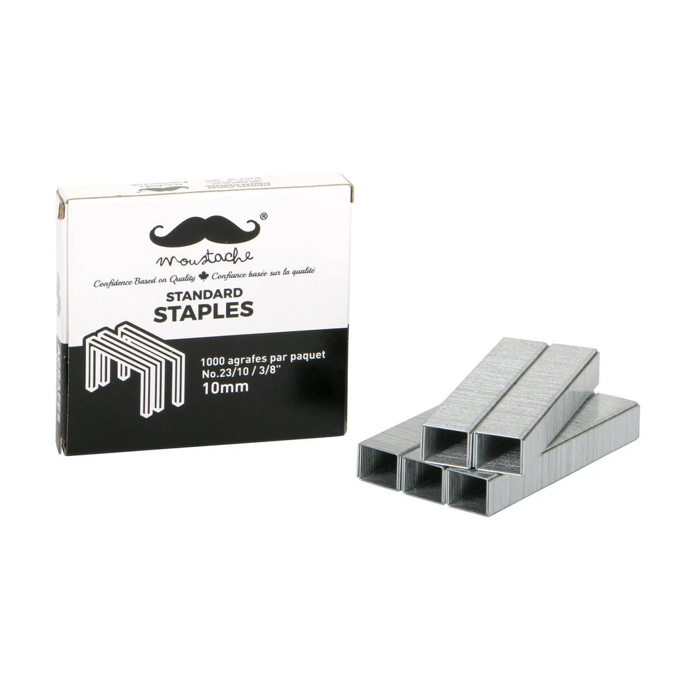 Staples, 1000 Count/box - Moustache® - 1/Pack, No. 23/6, 6mm 19 Staples, 1000 Count/box - Moustache® - 1/Pack, No. 23/6, 6mm - Image 19