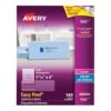 Avery® Clear Address Labels With Easy Peel® - 1-1/3 X 4", 140 Labels/ Pack