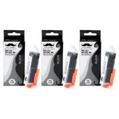 Canon CLI-281XXL Compatible Black Ink Cartridge Extra High Yield (1983C001) - Moustache® - 1/Pack -Merangue International shop large ecf09 Moustache CLI 281XXL BK PIXMA TS9120 Canon CLI 281XXL Compatible Black Ink Cartridge Extra High Yield 1983C001 Moustache