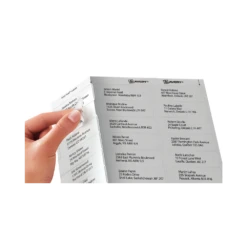Avery® Clear Address Labels With Easy Peel®, 1 X 2-5/8" - 300/Pack -Merangue International shop large edbce Avery 099 7668 Mailing Shipping Labels Avery Clear Address Labels with Easy Peel