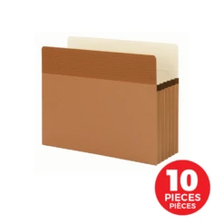 Smead® Easy Grip® File Pockets - Letter, Expansion Of 3-1/2" - 25/Pack -Merangue International shop large f187b SMEAD n 953 73209 Expanding Files Smead Easy Grip File Pockets