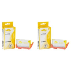 Remanufactured HP 902XL T6M10AN Yellow Ink Cartridge High Yield - Moustache® - 1/Pack -Merangue International shop large f19ae Moustache 902XL Y OfficeJet Pro 6968 Remanufactured HP 902XL T6M10AN Yellow Ink Cartridge High Yield Moustache