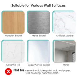 Drill-Free Vacuum Suction Cup Wall Mounted Mop Holder Organizer Self - STORA - 1 Pack 24 Drill-Free Vacuum Suction Cup Wall Mounted Mop Holder Organizer Self - STORA - 1 Pack -Merangue International shop large f276d STORA STO BS BO010 Hooks Hangers Suction Cup Mop Holder