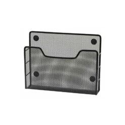 Winnable® Mesh Magnetic File/Magazine Holder, Black, 12 X 2 1/2 X 9 1/4" - Black -Merangue International shop large f6622 Winnable 14530 Wall Files Organizers Winnable Mesh Magnetic File Magazine Holder Black 12 x 2 1 2 x 9 1 4