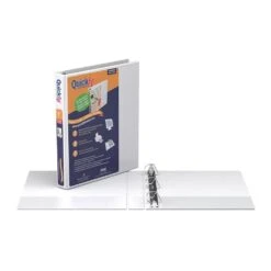 QuickFit® Presentation Binder, Letter Size, 1 Inch - White