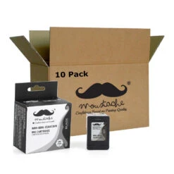 Remanufactured HP 60XL CC641WN Black Ink Cartridge High Yield - Moustache® - 1/Pack 38 Remanufactured HP 60XL CC641WN Black Ink Cartridge High Yield - Moustache® - 1/Pack -Merangue International shop large f8b9a Moustache HP60XL CC641WN R ENVY 100 Remanufactured HP 60XL CC641WN Black Ink Cartridge High Yield Moustache