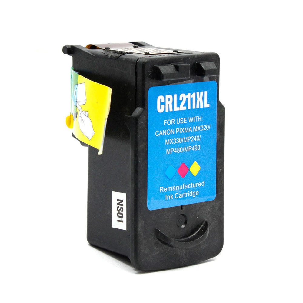 Canon CL-211XL Remanufactured Color Ink Cartridge High Yield - Economical Box - 1/Pack 1 Canon CL-211XL Remanufactured Color Ink Cartridge High Yield - Economical Box - 1/Pack