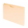 Pendaflex® Recycled Manila Straight-Cut Tab File Jacket - Legal, Exp, 1-1/2", Reinforced Tab, Pkg 10