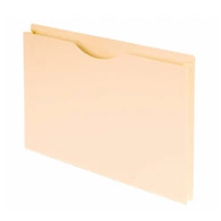 Pendaflex® Recycled Manila Straight-Cut Tab File Jacket - Legal, Exp, 1-1/2", Reinforced Tab, Pkg 10