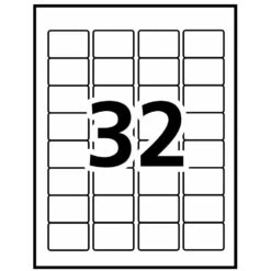 Avery® Durable ID Labels With TrueBlock™ Technology, 1-3/4 X 1-1/4", 1600/Pack (06576) 16 Avery® Durable ID Labels With TrueBlock™ Technology, 1-3/4 X 1-1/4", 1600/Pack (06576) -Merangue International shop large fd872 Avery Avery n 099 0657 Colour Coding ID Labels Avery Durable ID Labels with TrueBlock Technology